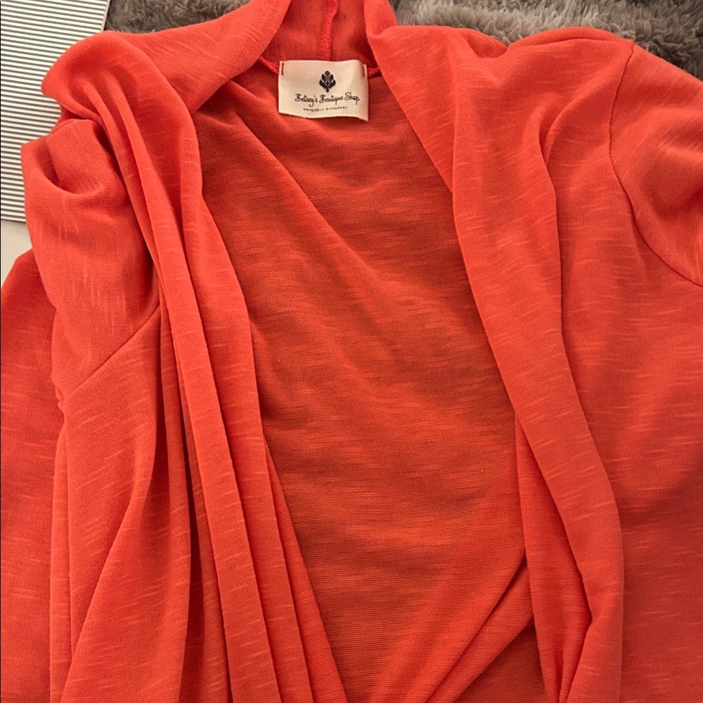 Ruby's Red Cardigan Sweater